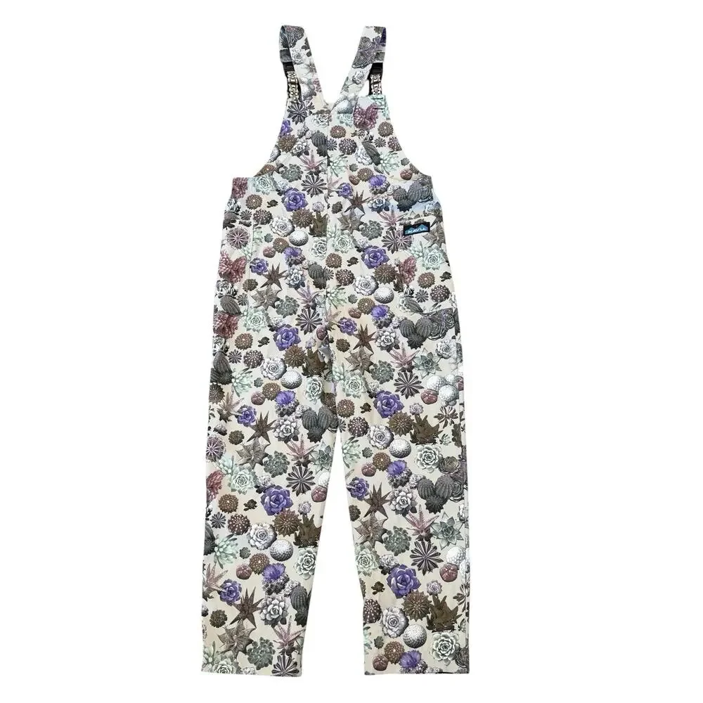 KAVU San Blas Greenhouse Succulent Print Overalls Quick Dry Women's Size XS - Picture 6 of 13